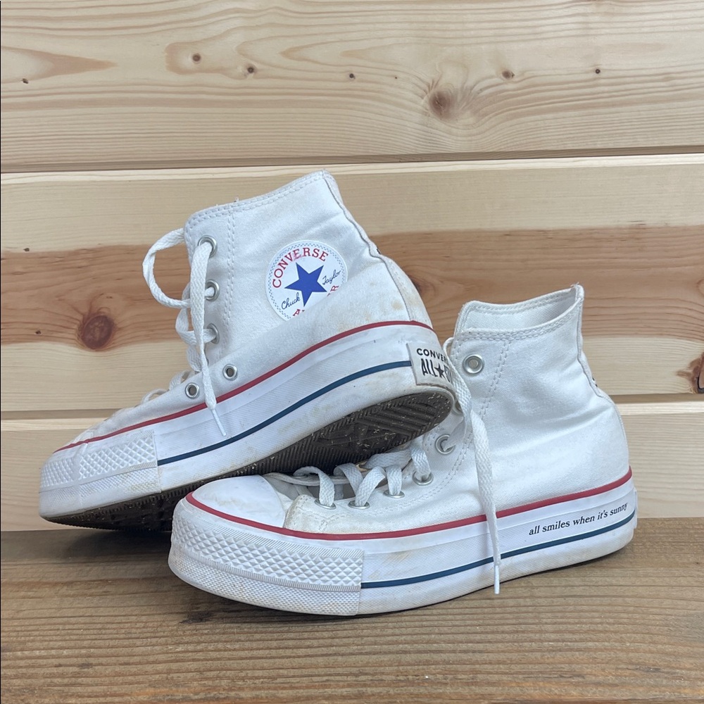 Converse Chuck Taylor All Star Unisex Men 6 Women 8 High Top Sneakers White